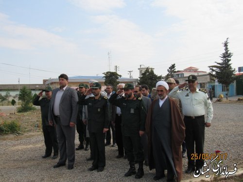 صبحگاه مشترک نیروهای مسلح شهرستان گمیشان برگزار شد