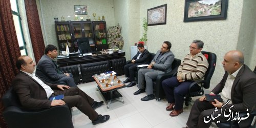 دیدار فرماندار گمیشان با مدیرکل کتابخانه های عمومی استان