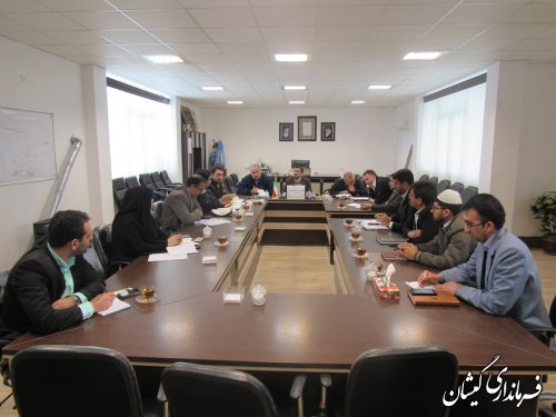 جلسه شورای ترافیک شهرستان گمیشان برگزار شد