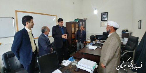 فرماندار گمیشان از کمیته امداد امام خمینی(ره) شهرستان بازدید کرد