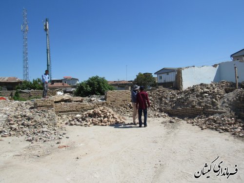 بازدید از مدرسه در حال ساخت امام سجاد(ع) شهر گمیش تپه