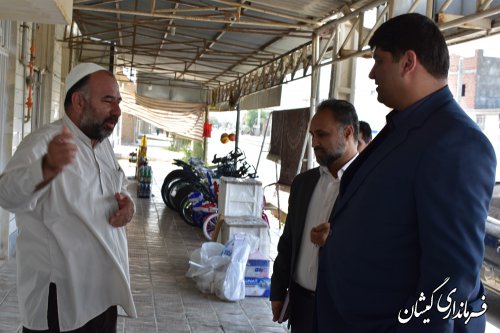 گشت بازرسی اعضای ستاد تنظیم بازار شهرستان از فروشندگان منطقه انجام شد