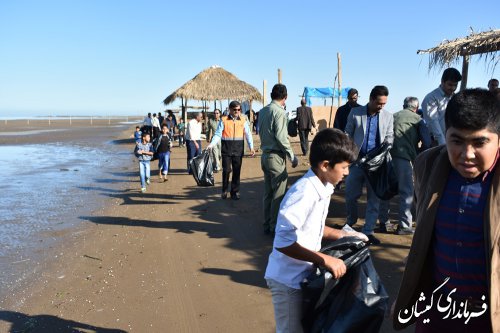 سواحل توماجلر چارقلی شهرستان پاکسازی شد
