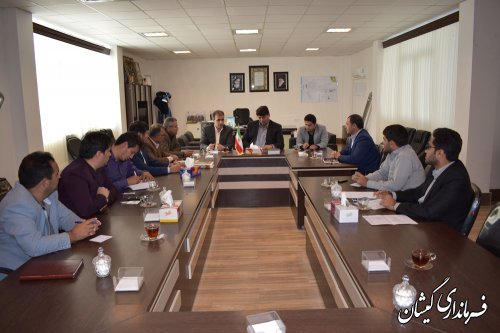 جلسه کمیسیون حفاری شهرستان گمیشان برگزار شد