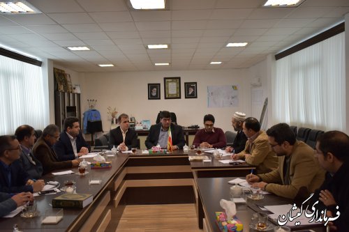 جلسه کمیسیون حفاری شهرستان گمیشان برگزار شد