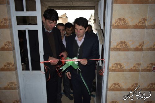 افتتاح مسکن دو معلوله در روستای بصیرآباد شهرستان گمیشان