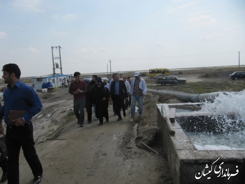 بازدید خبرنگاران ورسانه های استان از شهرستان گمیشان