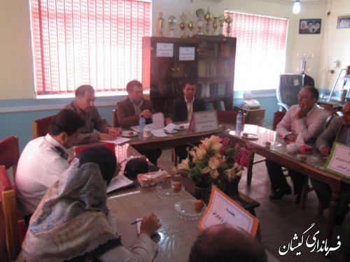 پنجمین جلسه شورای آموزش وپرورش شهرستان گمیشان تشکیل شد