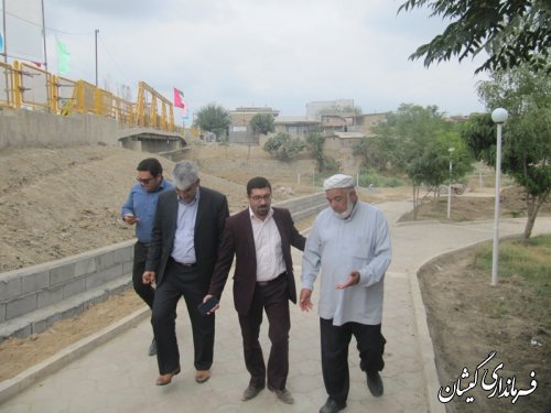 بازدید معاون فرماندار از دبستان موحد روستای کملراز توابع شهرستان گمیشان
