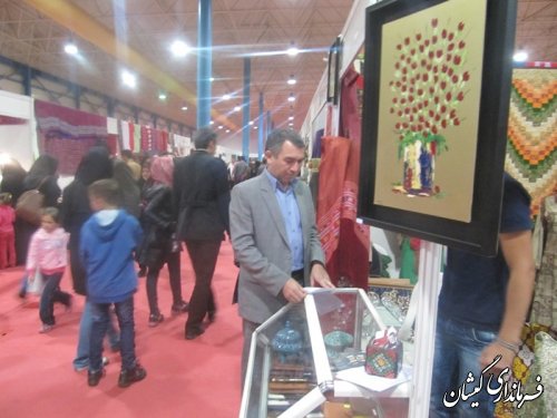 بازدید فرماندار گمیشان از جشنواره فرهنگ اقوام ایران زمین