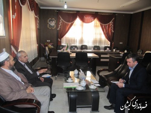 نشست فرماندار گمیشان با مدیر عامل ماهیان خاویاری استان گلستان
