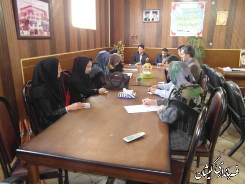 اولین جلسه گروه کاری تامین اجتماعی با رویکردشادابی وایجاد رفاه برای بانوان در شهرستان گمیشان برگزارشد