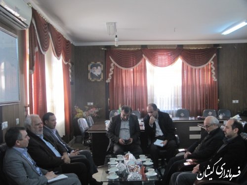 دیدار مدیر عامل گاز استان گلستان با فرماندار گمیشان