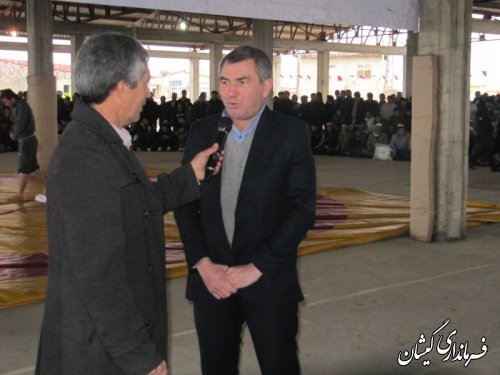 فرماندار گمیشان:پیام کشتی سنتی ترکمن (گورش)صلح ودوستی وترویج فرهنگ پهلوانی است