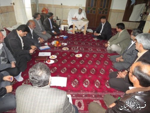جلسه رسیدگی کمبود آب شرب سیمین شهر با حضور مدیر عامل آبفار استان گلستان