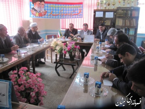 جلسه شورای آموزش وپرورش شهرستان گمیشان برگزار شد