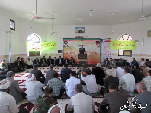 همایش روز ملی شوراها در شهرستان گمیشان برگزار شد