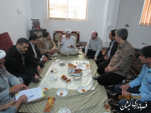 جلسه هماهنگی وبرنامه ریزی برگزاری جشن رمضان در شهرستان گمیشان