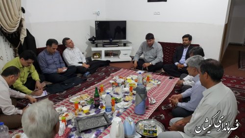 نشست فرماندار گمیشان با مدیرعامل آبفار استان گلستان
