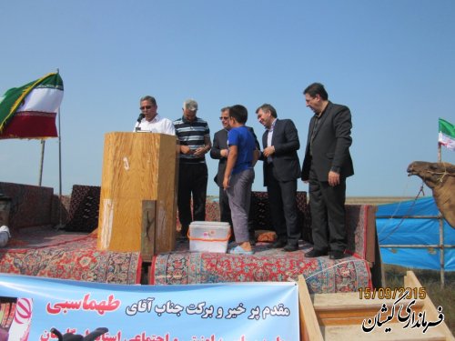 نمایشگاه فرهنگ ترکمن در ساحل زیبای چارقلی شهرستان گمیشان افتتاح شد