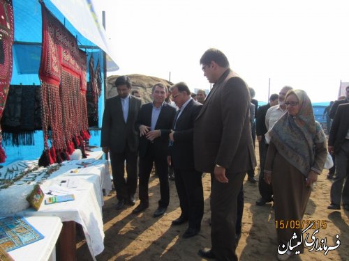 تصاویر روز اول نمایشگاه فرهنگ ترکمن در ساحل زیبای چارقلی شهرستان گمیشان