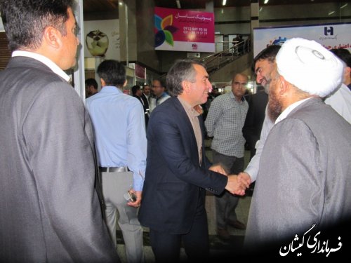 استقبال فرماندار گمیشان از حجاج بیت الله الحرام شهرستان