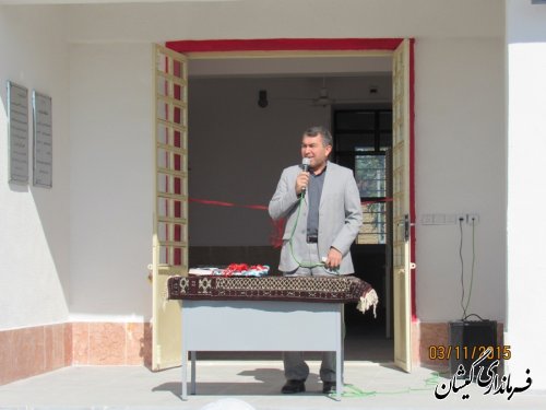 مدرسه مشارکتی حاجی گوکی کمالی کم روستای گامیشلی خواجه نفس افتتاح شد
