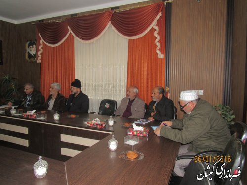 جلسه تعیین اعضای شعب اخذ رای انتخابات شهرستان گمیشان برگزار شد