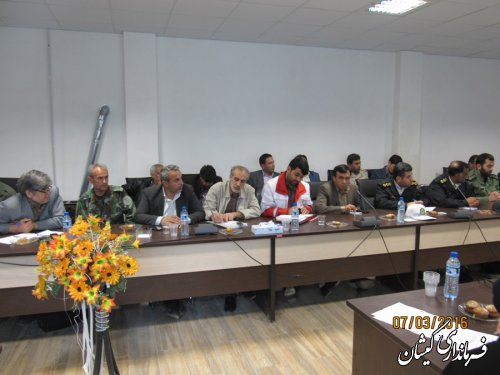 آخرین جلسه شورای اداری  شهرستان گمیشان در سال 94 برگزار شد