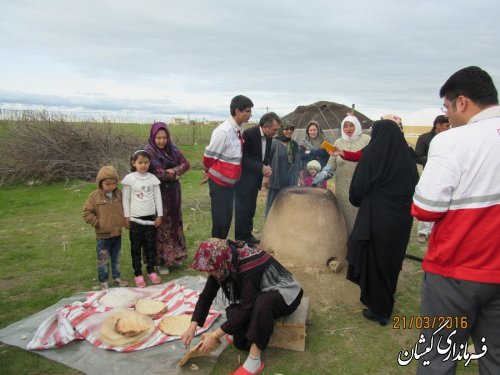 بازدیدفرماندار گمیشان از دهکده تفریحی سنتی جیران سیر گلستان