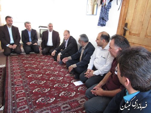 دیدار با خانواده های تحت پوشش کمیته امداد امام خمینی(ره) شهرستان گمیشان
