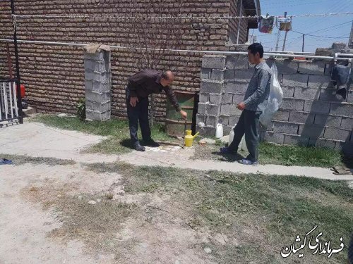 بخشدار مرکزی شهرستان وضعیت آب شرب روستاها را بررسی کرد