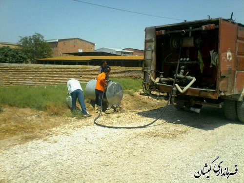 توزیع آب شرب به روستاهای بخش مرکزی شهرستان