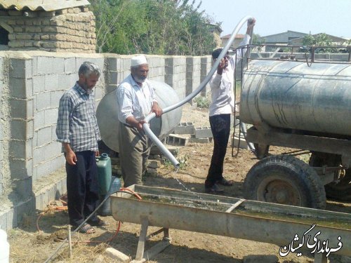 توزیع آب شرب به روستاهای بخش مرکزی شهرستان