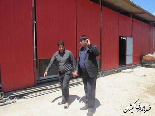 گزارش تصویری: بازدیدی بخشدار گلدشت از تصفیه خانه شرکت لبنیات آشوراده