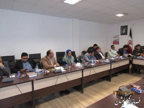 جلسه ستاد اجلاسیه 4000 شهید استان در شهرستان گمیشان برگزار شد