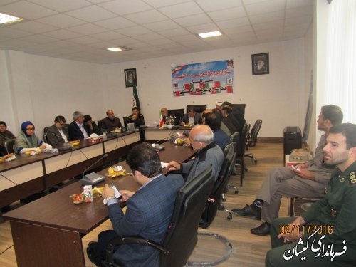 جلسه ستاد اجرایی اجلاسیه 4000 شهید استان و هفته بسیج شهرستان