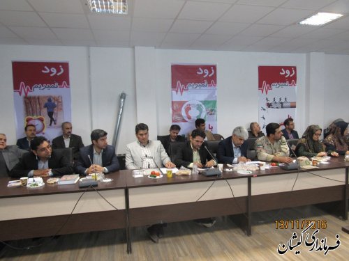 ششمین جلسه شورای اداری شهرستان گمیشان برگزار شد