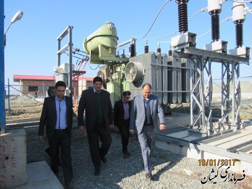 دیدار مدیر عامل توزیع برق استان با فرماندار گمیشان
