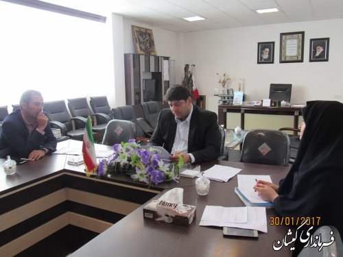 جلسه کمیته انطباق مصوبات شوراهای شهر شهرستان گمیشان برگزار شد