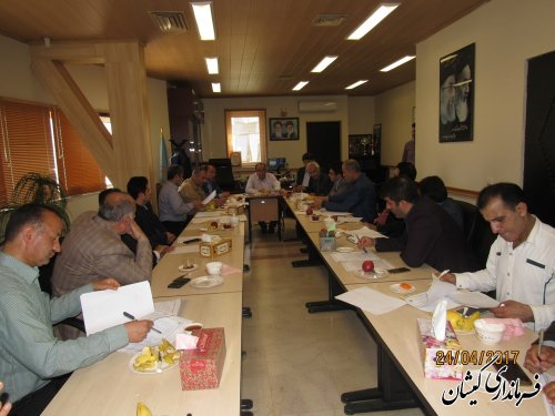 حضور فرماندار گمیشان در جلسه کمیته تصویب طرح های هادی روستایی استان
