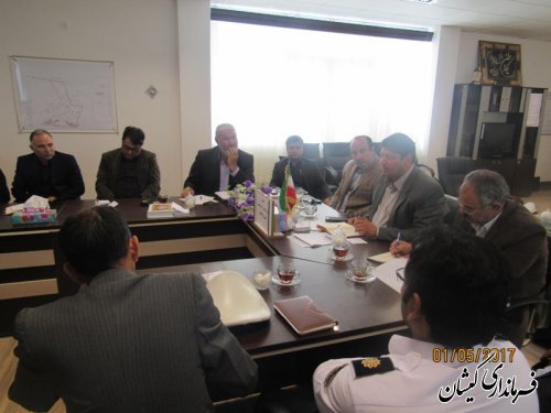 جلسه شورای کشاورزی و منابع طبیعی شهرستان گمیشان برگزار شد