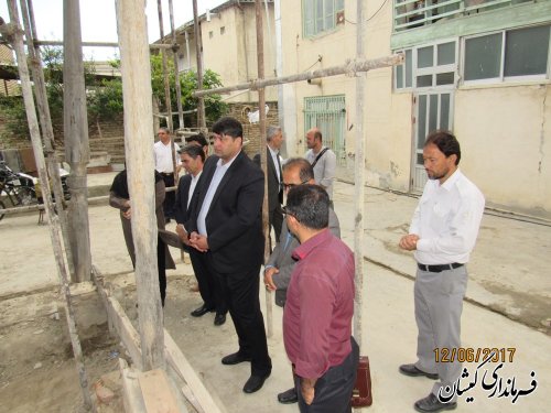 بازدید فرماندار گمیشان از اجرای مرمت و بازسازی خانه های تاریخی