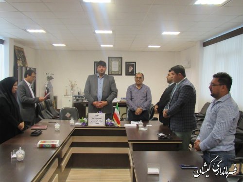 جلسه انتخاب هیات رئیسه شورای اسلامی شهرستان گمیشان