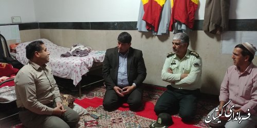 بازدید فرماندار گمیشان از آتش نشانی شهرداری سیمین شهر