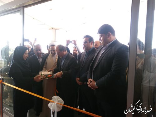 حضور فرماندار گمیشان در مراسم افتتاحیه یازدهمین نمایشگاه کتاب گلستان