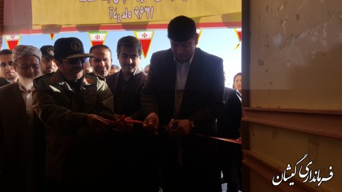 پنجمین بیمارستان تخصصی صحرایی شهدای عرصه سلامت در شهرستان گمیشان افتتاح شد