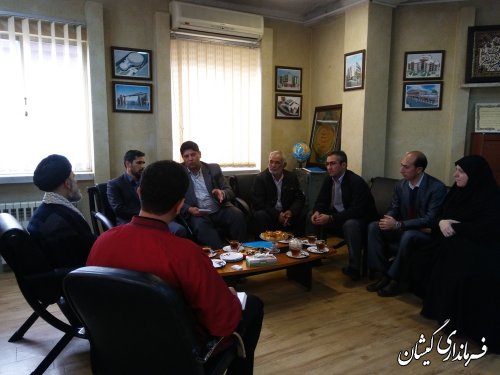 فرماندار گمیشان با رئیس دانشگاه آزاد اسلامی استان دیدار و گفتگو کرد