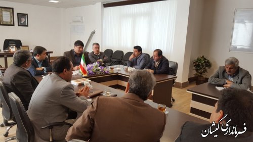 جلسه هماهنگی بررسی وضعیت پایانه شیلاتی شهرستان گمیشان برگزار شد