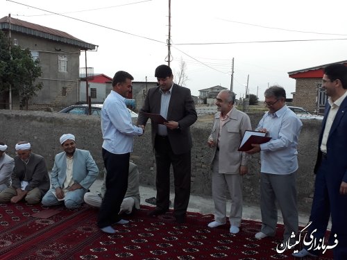  مراسم افطار دهی ولی نعمتان تحت پوشش کمیته امداد امام(ره) روستای سقرتپه